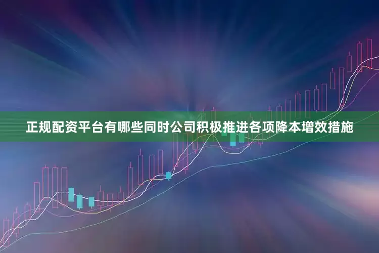 正规配资平台有哪些同时公司积极推进各项降本增效措施